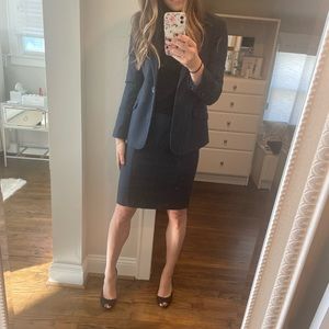 Kenneth Cole Navy suit jacket - size 0P, part of full suit